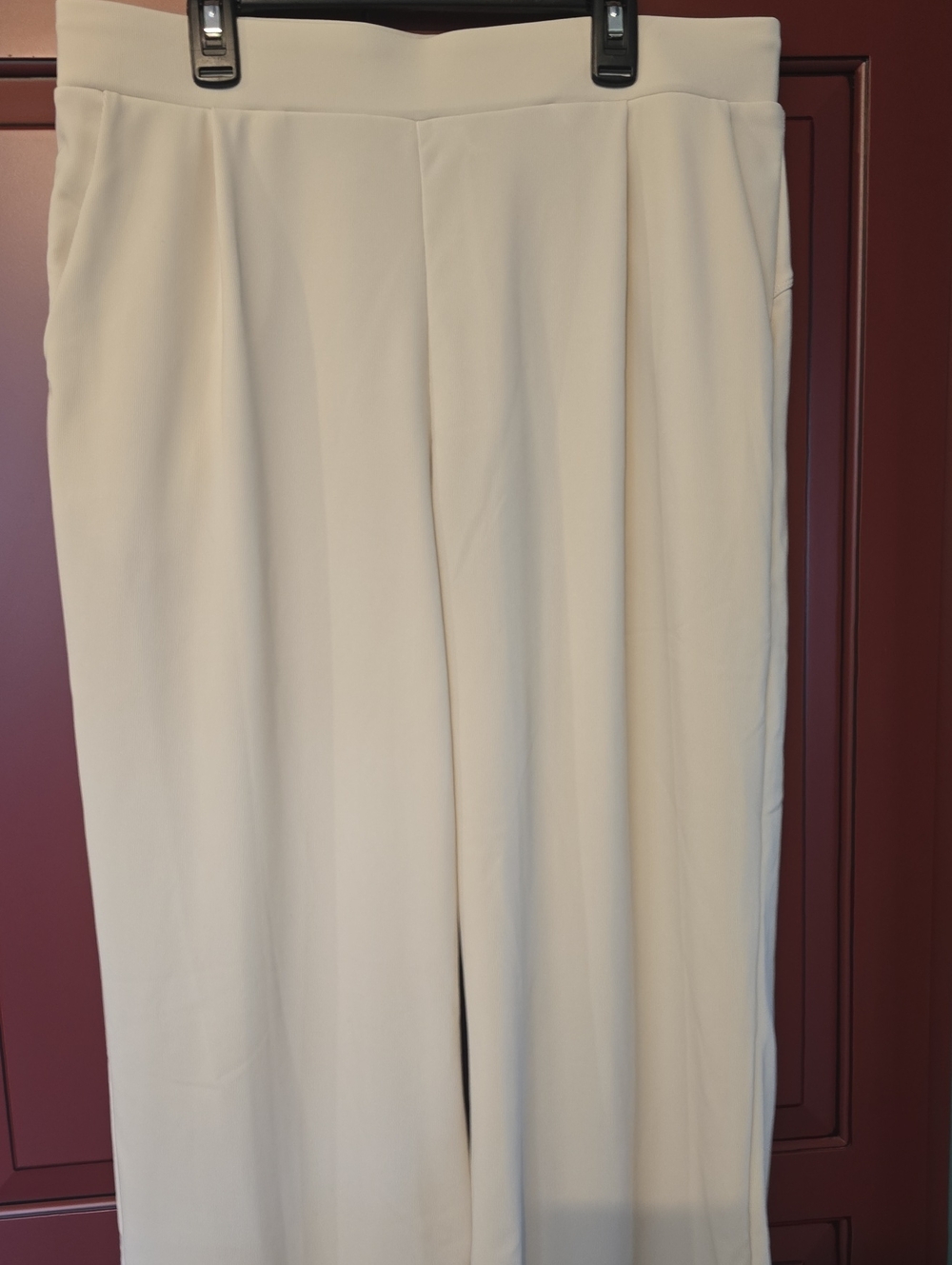 Women's Wide-Leg Cream Dress Pants Halara New Pants